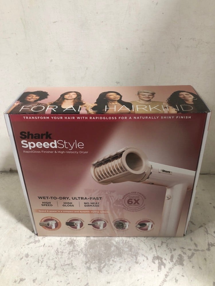 SHARK SPEEDSTYLE RAPID GLOSS FINISHER & HIGH-VELOCITY HAIR DRYER