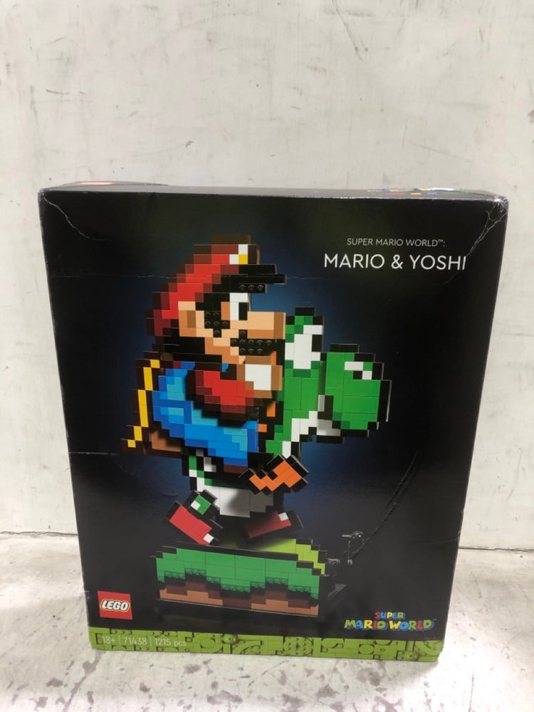 LEGO SUPER MARIO 71438 SUPER MARIO WORLD MARIO & YOSHI - RRP £114