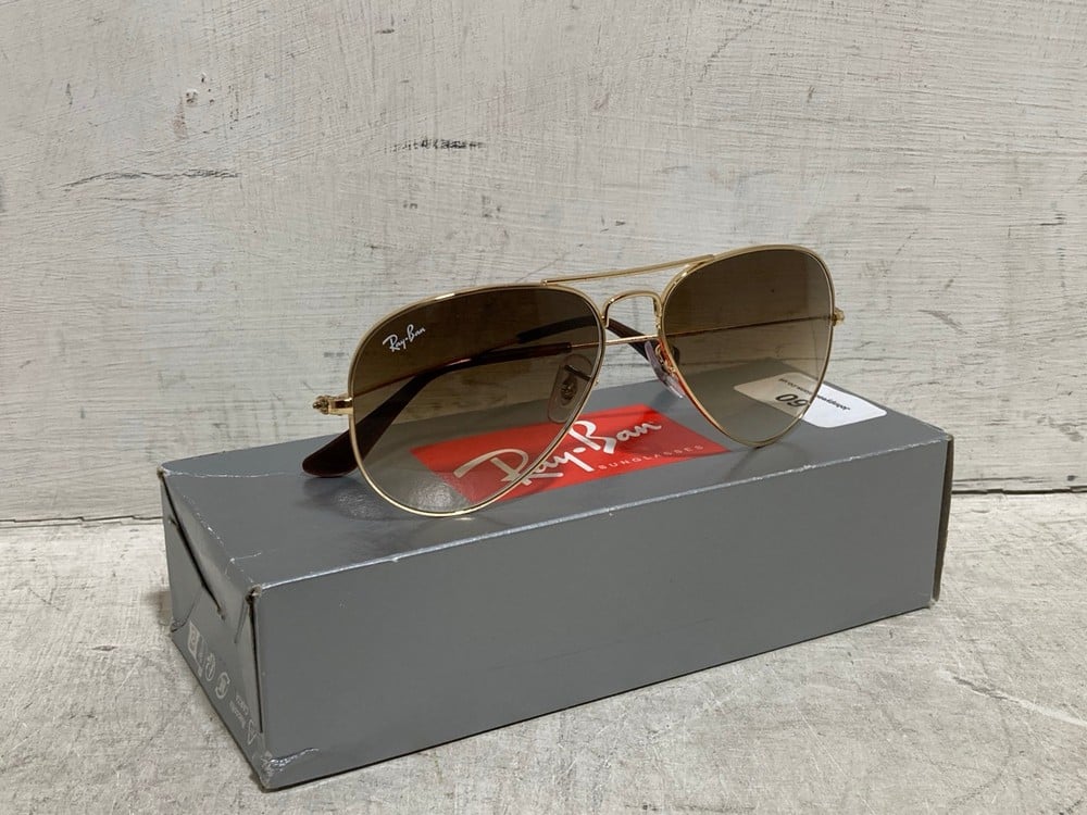 RAY BAN AVIATOR LARGE METAL SUNGLASSES - ORB3025 - RRP £108