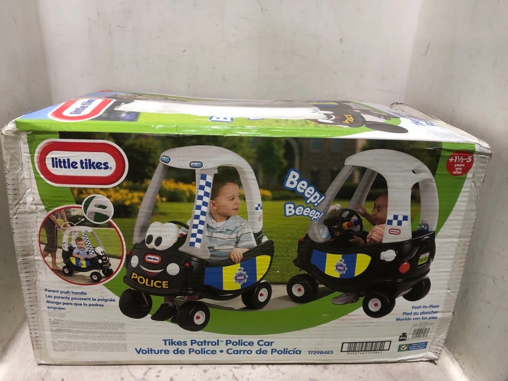 LITTLE TIKES COZY COUPE TIKES PATROL POLICE CAR