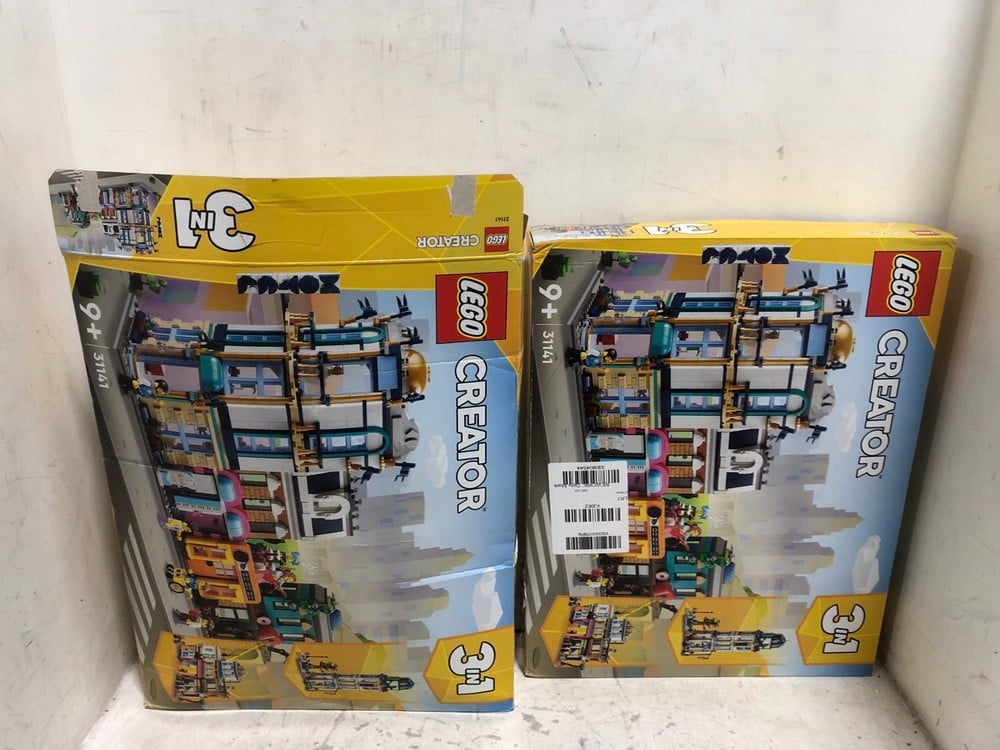 2 X LEGO CREATOR 3-IN-1 31141 MAIN STREET - RRP £124