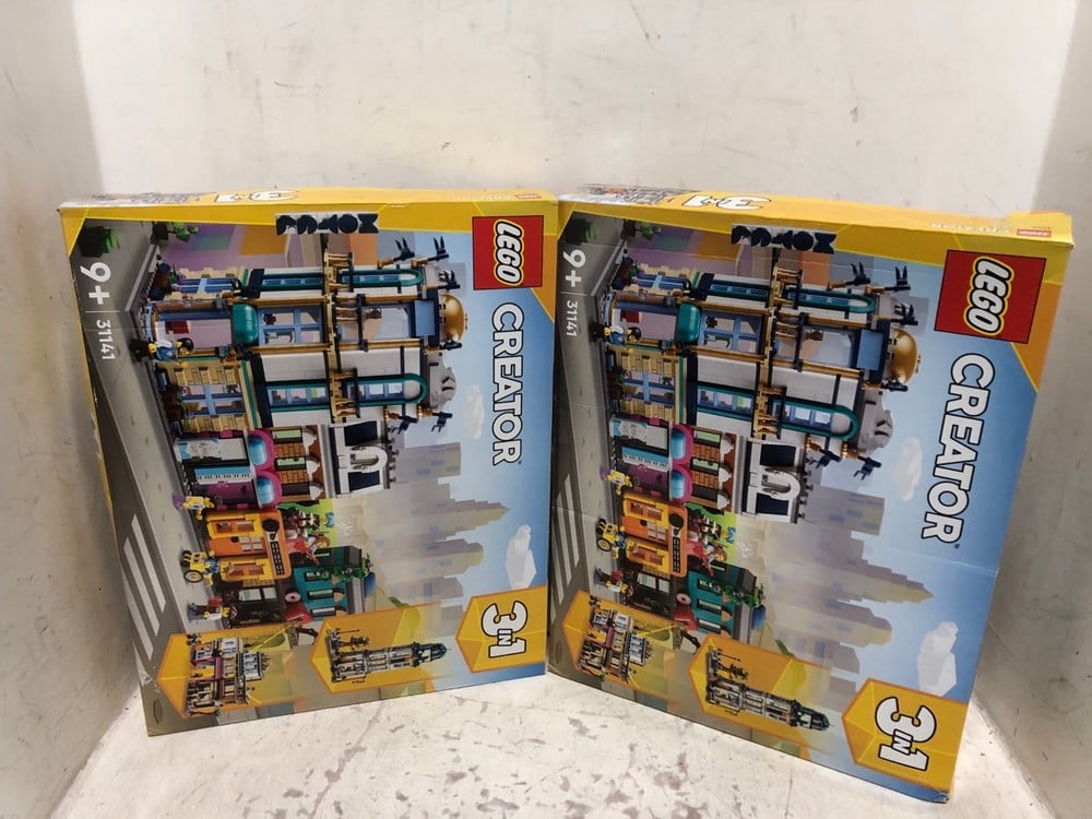 2 X LEGO CREATOR 3-IN-1 31141 MAIN STREET - RRP £124