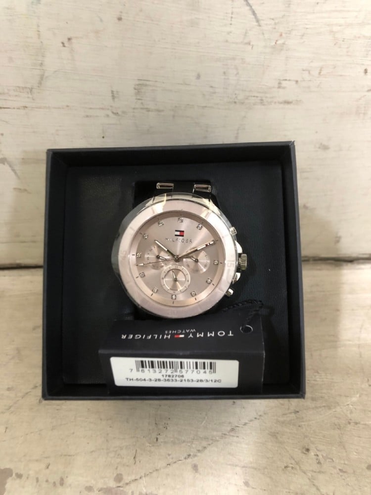 TOMMY HILFIGER MELLIE 40MM STAINLESS STEEL WATCH 1782706 - RRP £179