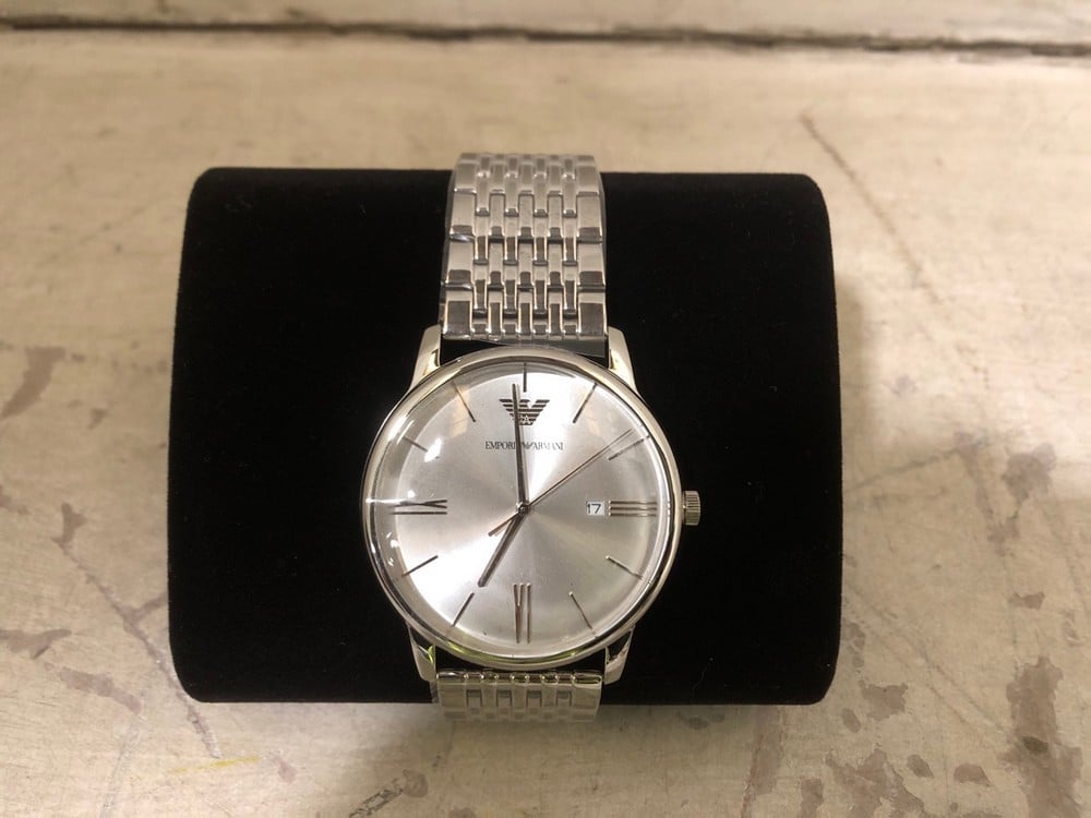 EMPORIO ARMANI AUTOMATIC STAINLESS STEEL WATCH - RRP £399