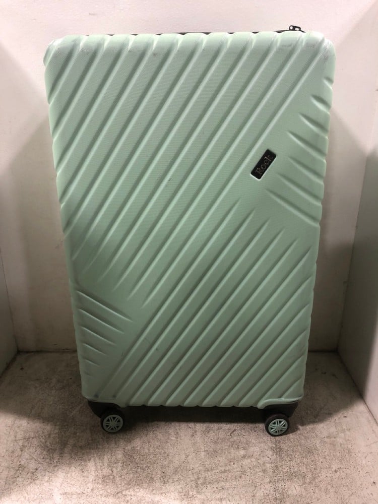 ROCK GREEN 4 WHEEL SUITCASE