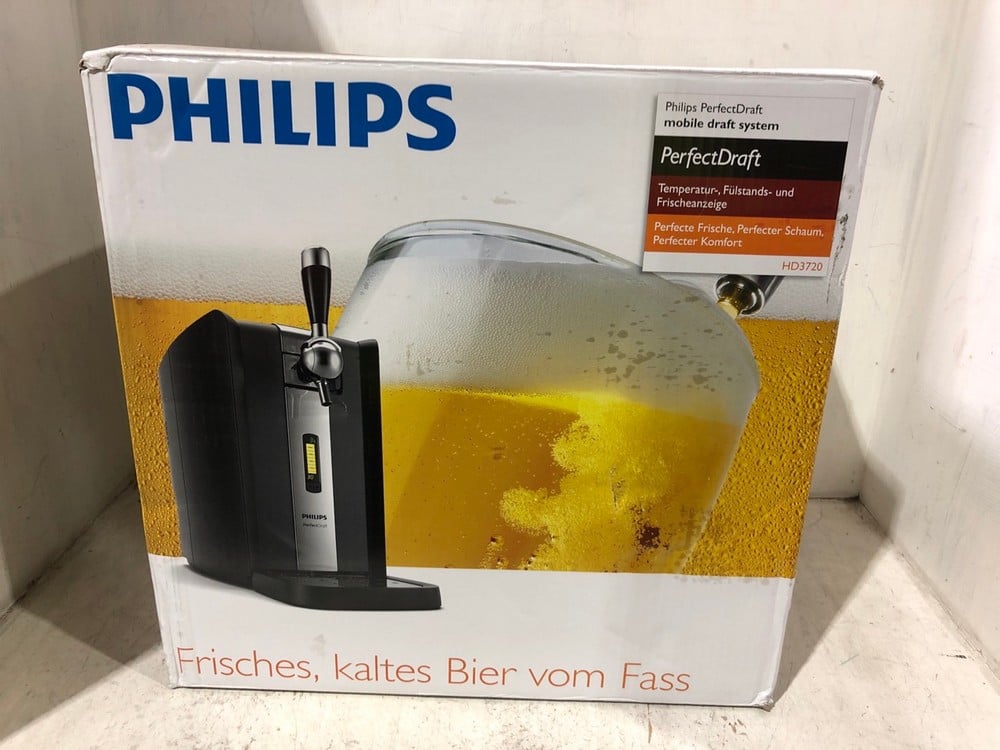 PHILIPS PERFECTDRAFT HOME BEER DRAFT SYSTEM HD3720 - RRP £299