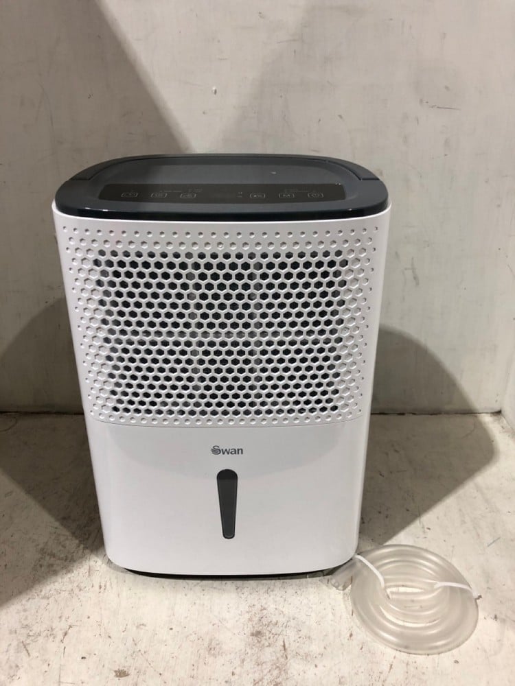 SWAN 10L PORTABLE DEHUMIDIFIER WHITE