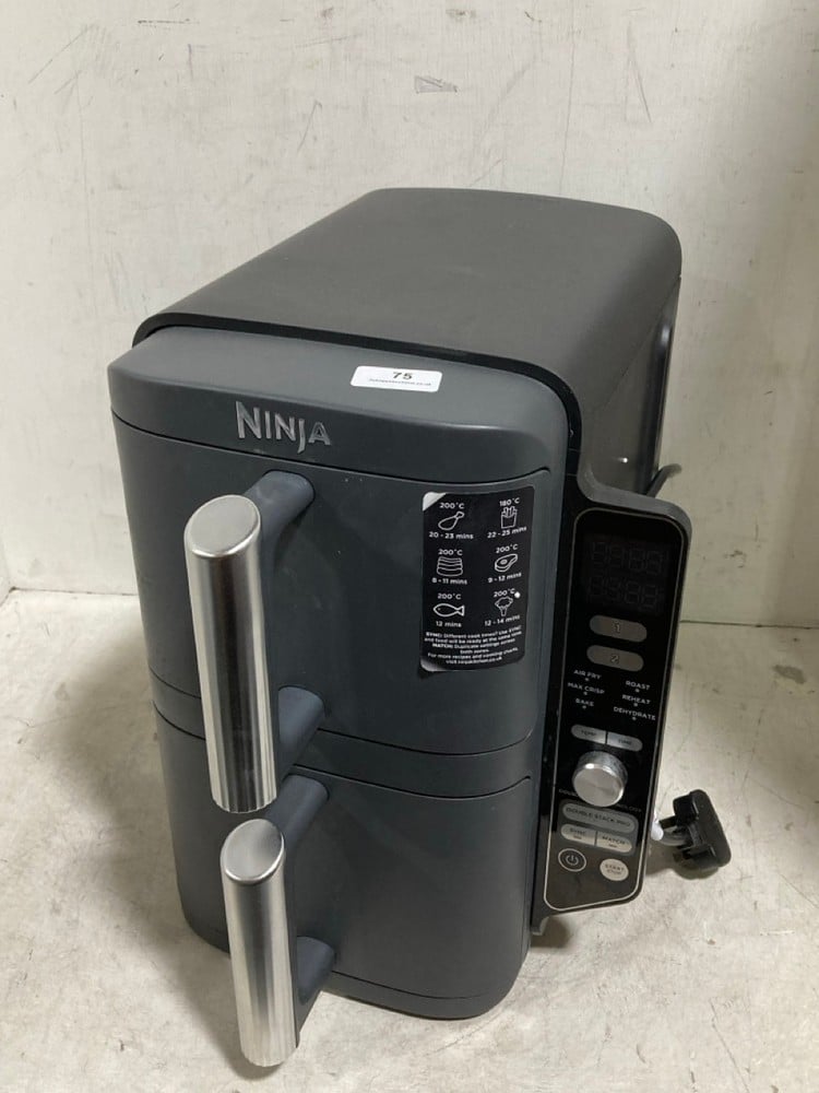 NINJA DOUBLE STACK AIR FRYER - MODEL NO. SL400UK - RRP £209