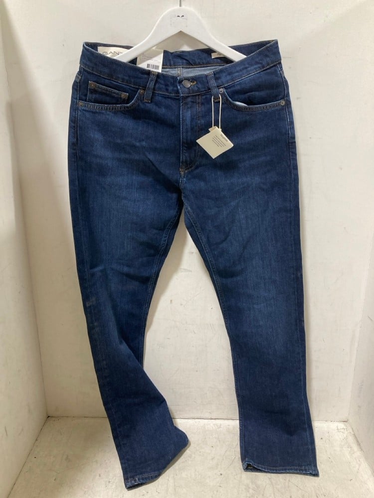 GANT REGULAR DARK BLUE JEANS - SIZE W32 L32