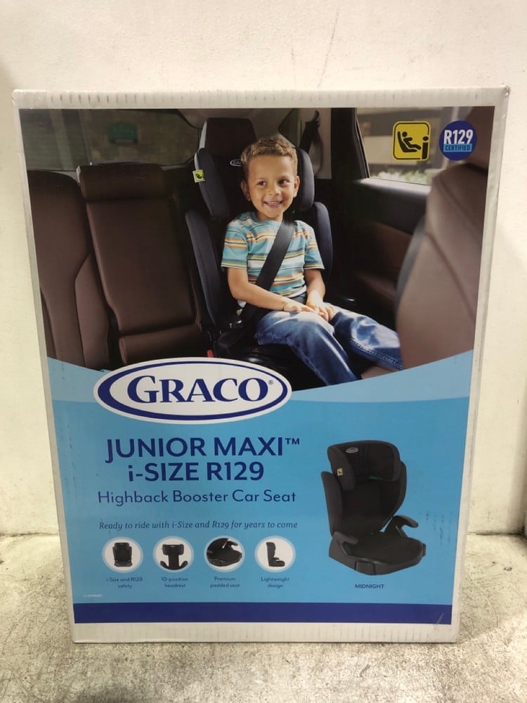 GRACO JUNIOR MAXI I-SIZE R129 HIGHBACK BOOSTER CAR SEAT