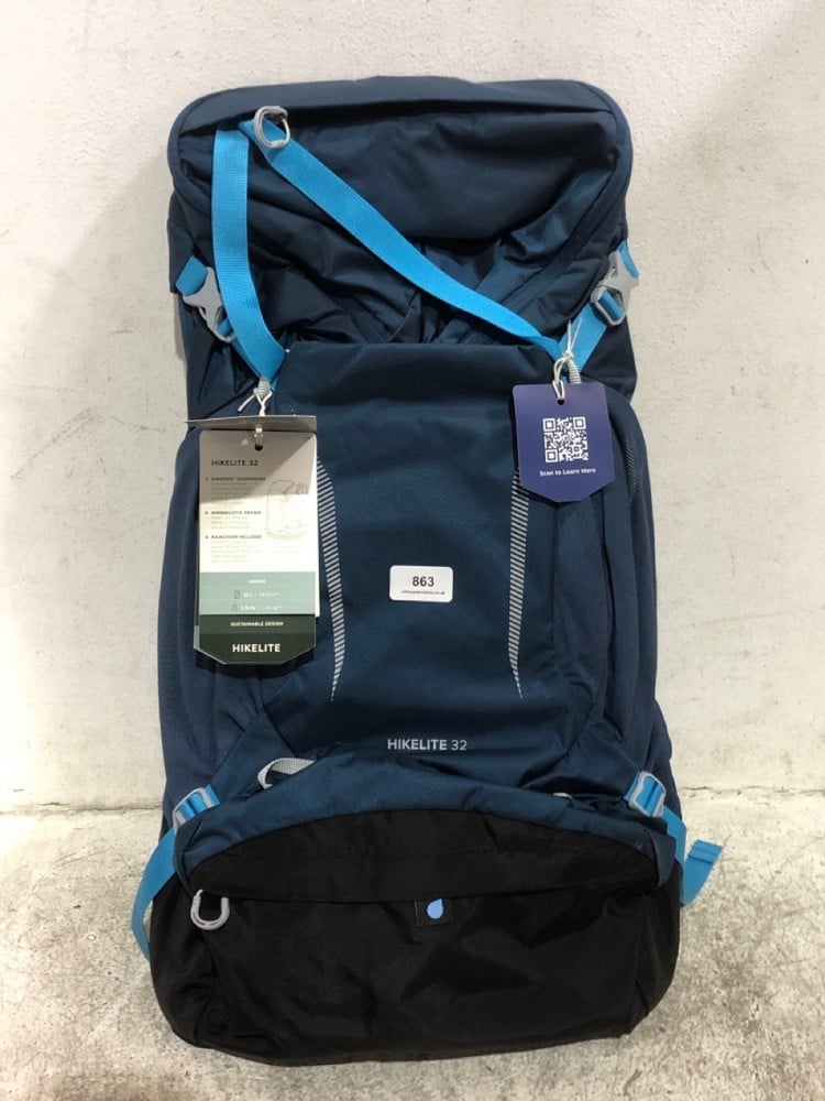 OSPREY HIKELITE 32 BLUE BACKPACK