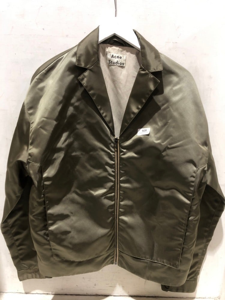 ACNE STUDIOS KHAKI ZIP-UP JACKET