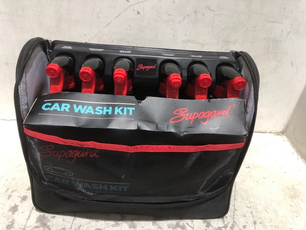 SUPAGARD CAR CLEANING AFTERCARE KIT IN BAG