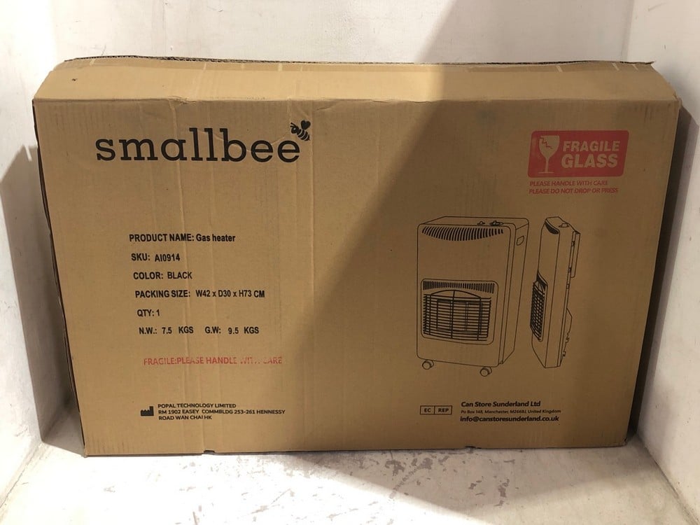 SMALLBEE GAS HEATER BLACK AI0914