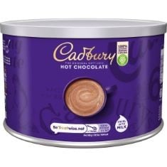 7 X CADBURY DRINKING CHOCOLATE, OFFICIAL, FAIR TRADE COCOA FOR SWIRLING INTO HOT MILK, 25% COCOA SOLIDS MINIMUM, 3 X 1 KG BB: 20/07/24.