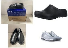 X3 ASSORTED FOOTWEAR TO INCLUDE KOOKABURRA VEX HOCKEY SHOE, BIRKIS SUPER-BIRKI CLOGS ALPRO FOAM, BLACK (BLACK), 8 UK.