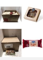 30X ASSORTED FOOD TO INCLUDE LONDON BISCUITS SHORTBREAD, 210G, THE ORIGINAL CAKE COMPANY - CHOCOLATE ORANGE CAKE SELECTION, CHOCOLATE ORANGE TRUFFLE CAKE, HANDMADE CAKE SELECTION - SUITABLE FOR VEGET