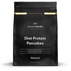 5 X PROTEIN WORKS - DIET PROTEIN PANCAKE MIX | 135 CALORIES PER SERVING | LOW SUGAR PROTEIN PANCAKE MIX | HIGH PROTEIN BREAKFAST | 25 SERVINGS | NATURAL | 1KG BB: 10/24.