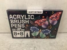 21 X ARTISTRO ACRYLIC BRUSH PENS .