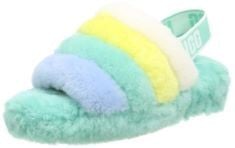 3 X UGG WOMEN'S FLUFF YEAH SLIPPER, TIDE POOL MULTI, 7 UK (40 EU).