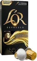 X13 L’OR ORIGINAL VARIETY BOX TO INCLUDE L’OR ESPRESSO COFFEE GUATEMALA INTENSITY 7 – NESPRESSO®* COMPATIBLE ALUMINIUM COFFEE CAPSULES - 10 PACKS OF 10 CAPSULES (100 DRINKS).