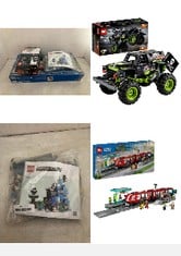 X3 ASSORTED LEGO ITEMS TO INCLUDE LEGO CITY DOWNTOWN TRAM AND STATION VEHICLE BUILDING TOY SET FOR 7 PLUS YEAR OLD KIDS, BOYS & GIRLS, WITH 6 MINIFIGURES AND A GUIDE DOG FIGURE FOR ROLE PLAY, BIRTHDA