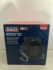 3 X SEALEY 3000W INDUSTRIAL FAN HEATER 230V.