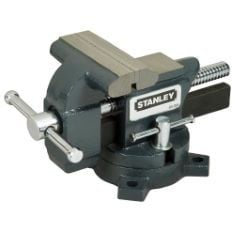 4 X STANLEY 183065 MAXSTEEL LIGHT-DUTY VICE 100MM 4 -INCH, 1110KG, SILVER.