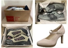 X7 ASSORTED FOOTWEAR TO INCLUDE CLARKS AMBYR SHINE, WOMEN’S CLOSED-TOE PUMPS, DUSTY ROSE LEATHER, 3 UK (35.5 EU).