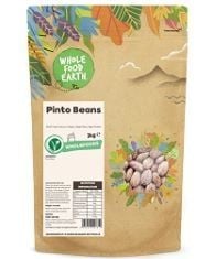 7 X WHOLEFOOD EARTH PINTO BEANS 3 KG | GMO FREE | NATURAL | HIGH FIBRE | HIGH PROTEIN BB: 21/12/24.