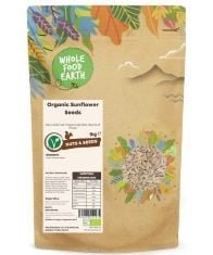 14 X WHOLEFOOD EARTH ORGANIC SUNFLOWER SEEDS 1KG RAW | GMO FREE | VEGAN | HIGH FIBRE | SOURCE OF PROTEIN | CERTIFIED ORGANIC BB: 11/12/24.