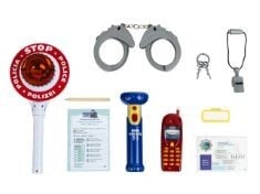 20 X THEO KLEIN 8850 POLICE SET I CONSISTS OF 10 PARTS I INCLUDES BATTERY-POWERED TORCH AND POLICE SIGNALLING DISC WITH LIGHT I TOY FOR CHILDREN AGED 3 YEARS AND UP, MULTI - COLORED.