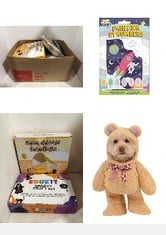 50X ASSORTED ITEMS TO INCLUDE OFFICIAL RUBIE'S WALKING TEDDY BEAR PET COSTUME, SIZE MEDIUM HALLOWEEN HALLOWEEN, CRAFT PLANET PAINT BY NUMBERS KIT, MULTI, ONE SIZE.