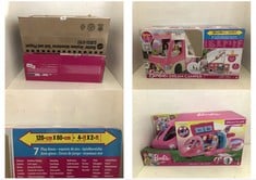 BARBIE DREAM CAMPER PLAYSET TO INCLUDE BARBIE AIRPLANE ADVENTURE DOLL AND PLAYSET - TOTAL RRP £100