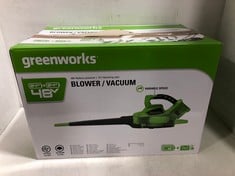 GREENWORKS BLOWER/VACUUM KIT 48V BATTERY POWERED RRP- £280