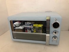 SWAN RETRO 800W 20L MICROWAVE BLUE