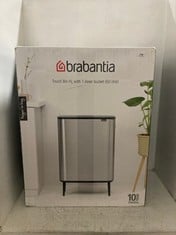 BRABANTIA TOUCH BIN HI WITH 1 INNER BUCKET 60 LITRE MATT BLACK