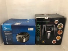 MIDEA RICE COOKER MODEL NO-MRD50B1AMK TO INCLUDE TOUCH DIGITAL AIR FRYER