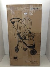 HAUCK CITI NEO II BABY STROLLER/PUSHCHAIR CAVIAR/STONE