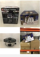 3 X ASSORTED ITEMS TO INCLUDE RUSSELL HOBBS 4-SLICE TOASTER