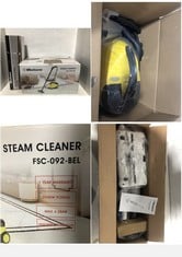 BELACO STEAM CLEANER 2000W MODEL NO-FSC-092-BEL TO INCLUDE BELACO VACUUM CLEANER & MOP MODEL NO-BVCWD136