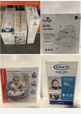 3 X ASSORTED BABY ITEMS TO INCLUDE GRACO SNACK N STOW HIGHCHAIR