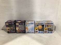 5 X ASSORTED POP ITEMS TO INCLUDE SONIC THE HEDGEHOG TAILS VINYL FIGURE