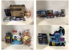 APPROX 9 X ASSORTED KIDS TOYS TO INCLUDE FISHER-PRICE IMAGINEXT DC SUPER FRIENDS BAT-TECH BATCAVE