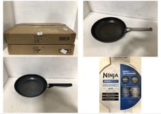 2 X SHARKNINJA 28CM FRYING PANS