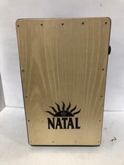 NATAL SUPER LATIN PERCUSSION CJAN-L-SW-BN CAJON PANEL RRP- £109