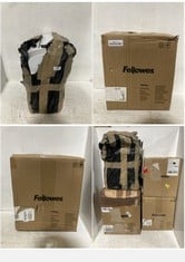 4 X ASSORTED FELLOWES PAPER SHREDDERS TO INCLUDE POWERSHRED FS-6C CROSS SHREDDER