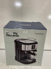 MORPHY RICHARDS ESPRESSO MACHINE WITH MILK FROTHER RRP- £160