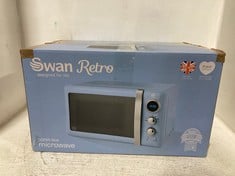 SWAN RETRO 800W 20L MICROWAVE OVEN MODEL NO-SM22030LBLN