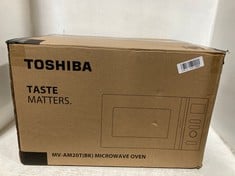 TOSHIBA 800-850W MICROWAVE OVEN MODEL NO-MV-AM20T(BK)